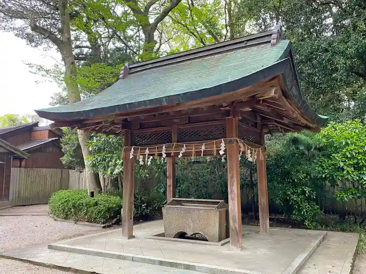 津八幡宮の手水舎