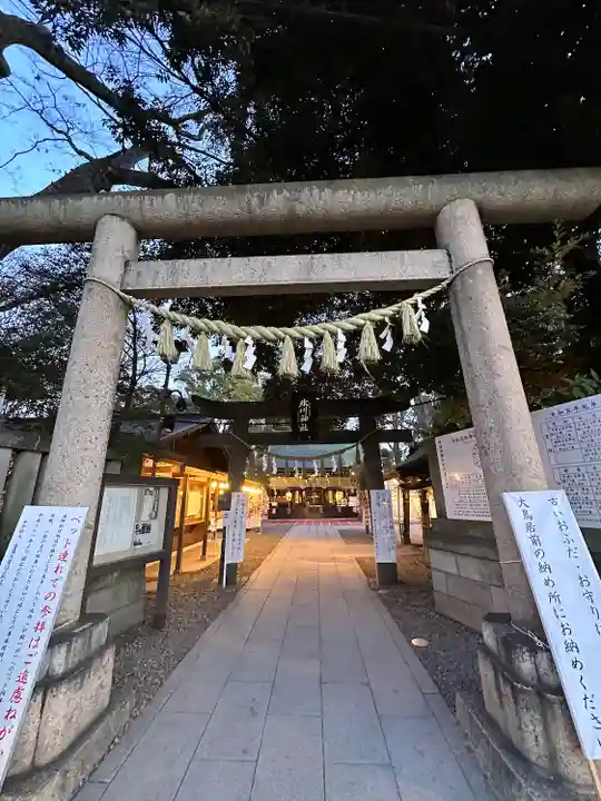 川越氷川神社の鳥居