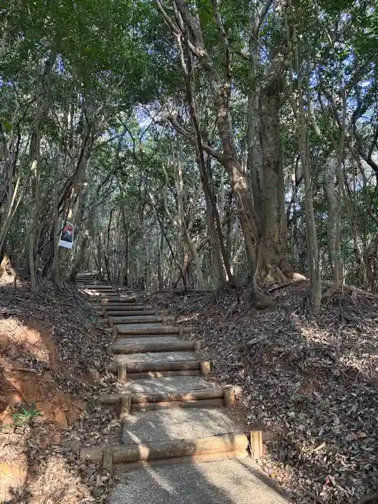 青龍寺奥の院(波切不動)の景色