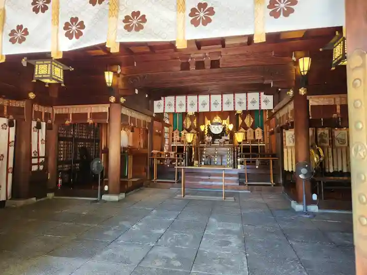 兵庫縣姫路護國神社の本殿・本堂