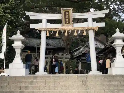 事任八幡宮の鳥居