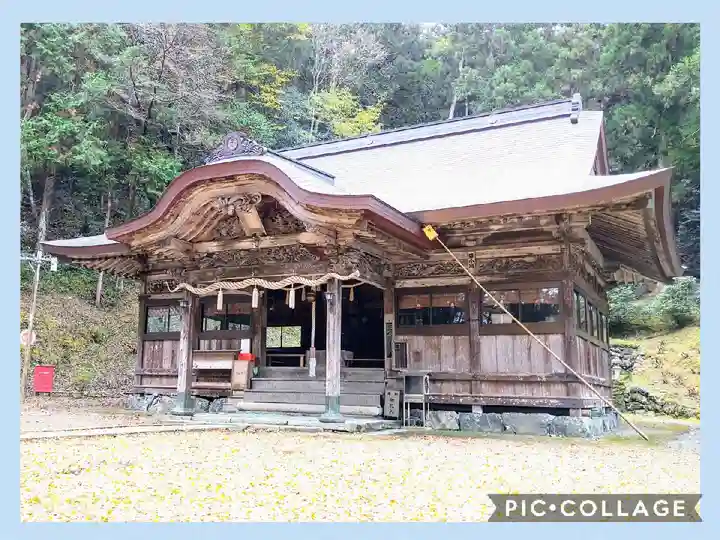 上一宮大粟神社の本殿・本堂