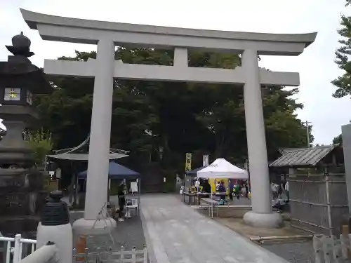 白旗神社の鳥居