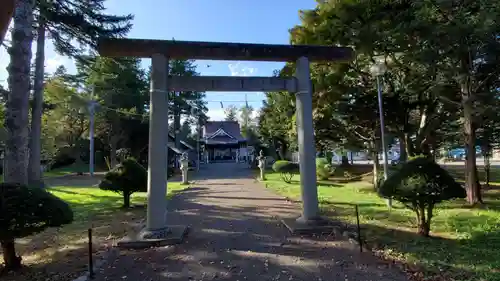 上湧別神社の鳥居