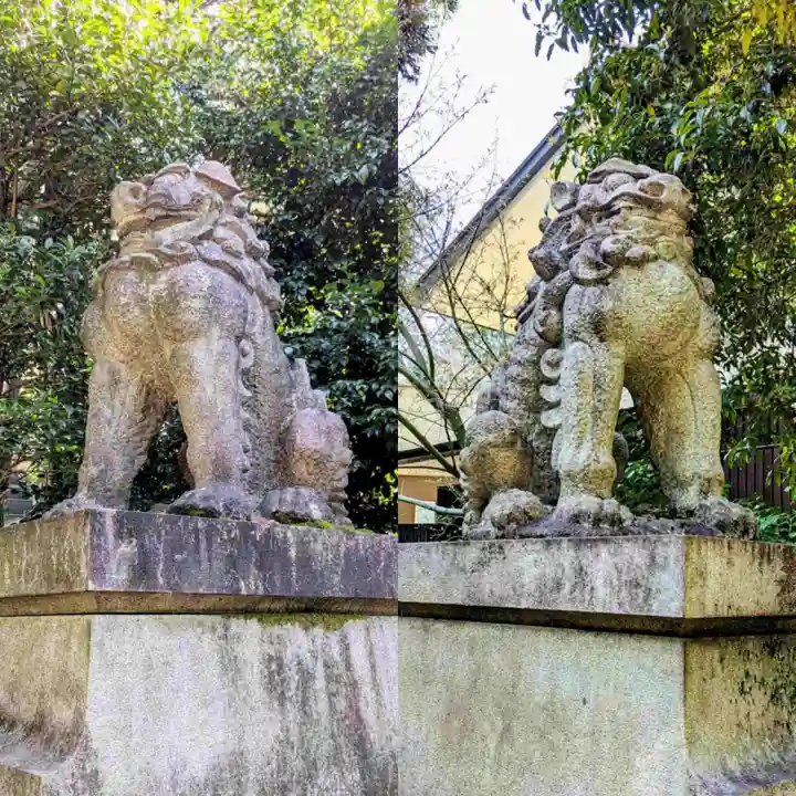 赤坂氷川神社の狛犬