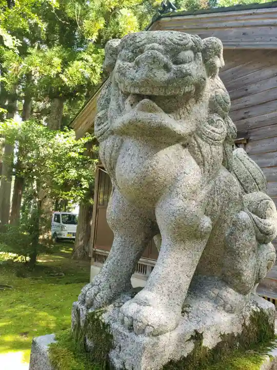 箭代神社の狛犬