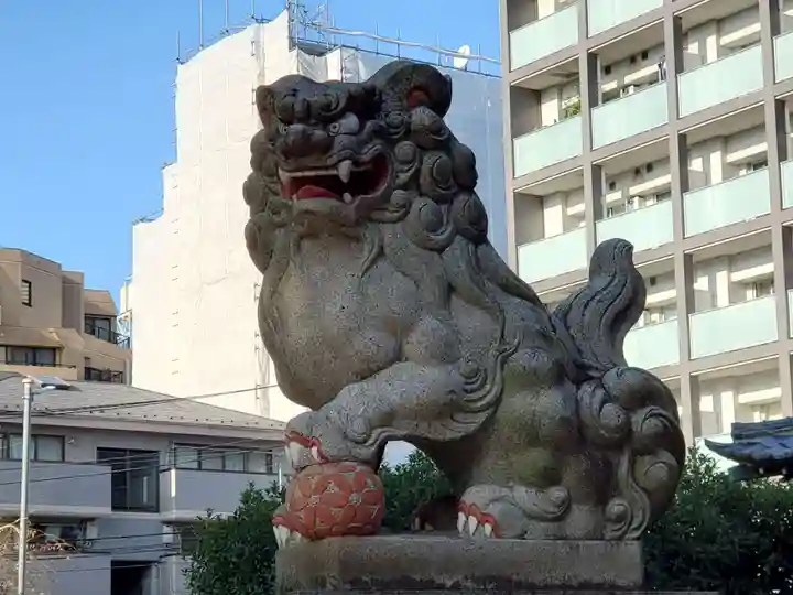 荻窪白山神社の狛犬