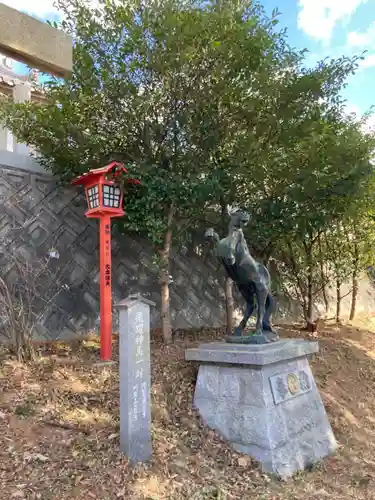 男山八幡宮の狛犬