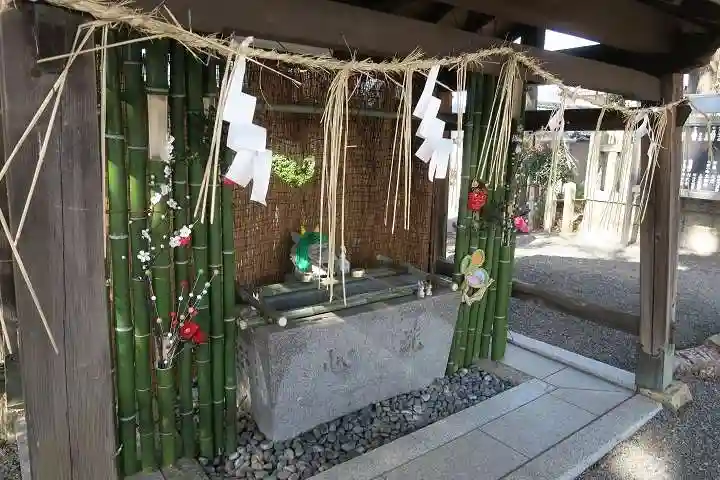 玉田神社の手水舎