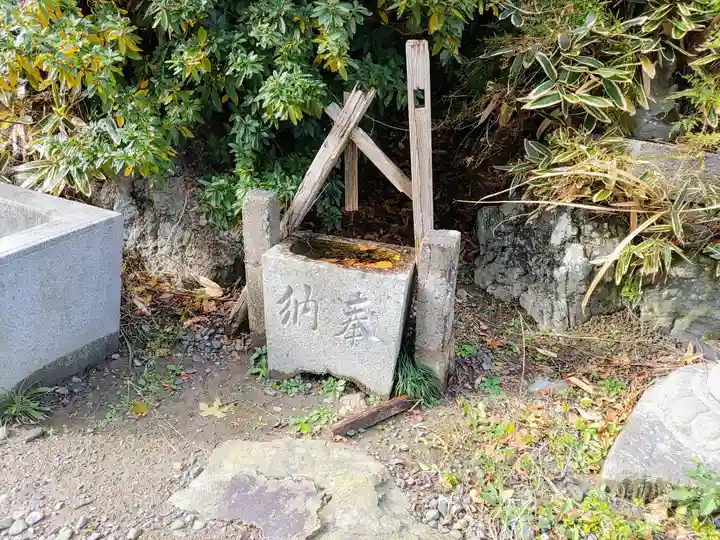 神力御嶽神社の手水舎