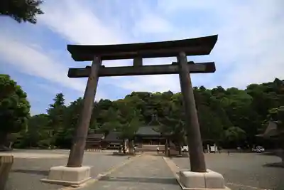 石見国一宮　物部神社の鳥居
