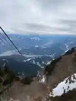 身延山奥之院思親閣の景色