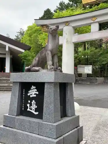 三峯神社の狛犬