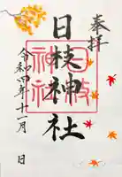 日枝神社の御朱印