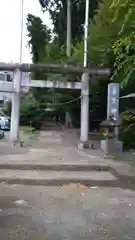 蓑笠神社の鳥居