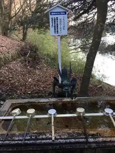 九頭龍神社本宮の手水舎