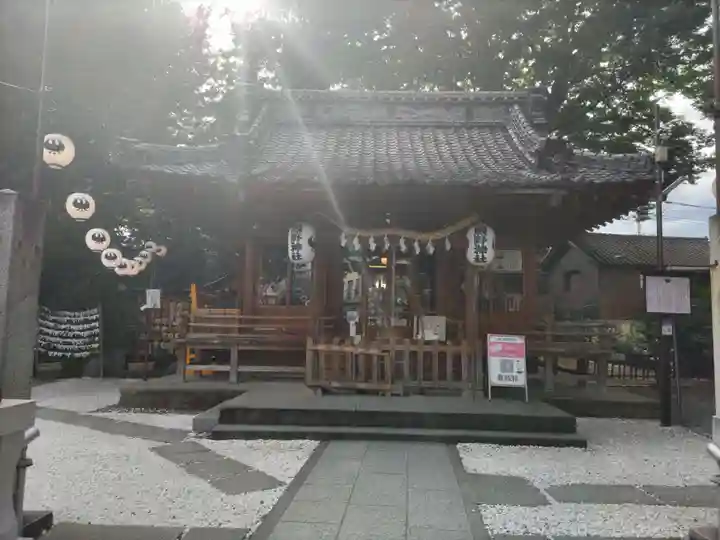 川越熊野神社の本殿・本堂