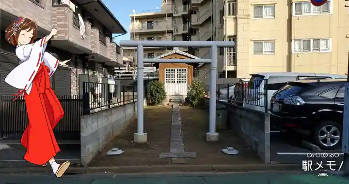 諏訪神社の鳥居