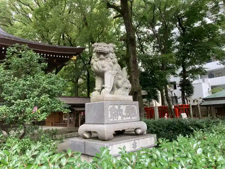 若宮八幡社の狛犬