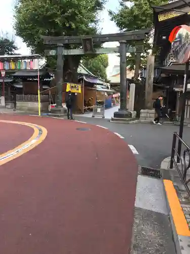 湯島天満宮の鳥居