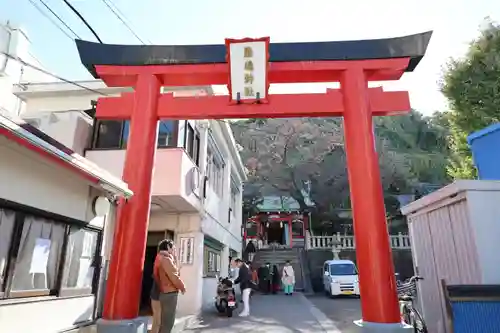 元町厳島神社の鳥居