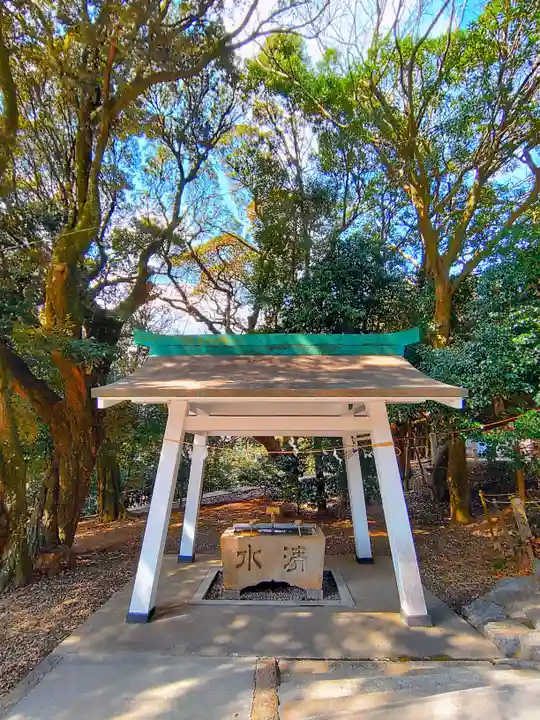 鳥羽神明社の手水舎