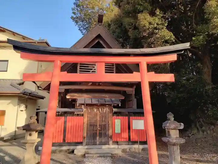 樫本神社(大原野神社境外摂社)の鳥居