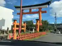 新田神社の鳥居