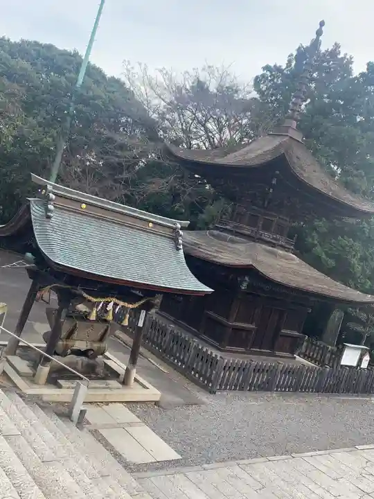 花岡八幡宮の手水舎