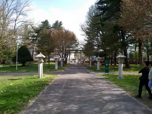 十勝護国神社の庭園