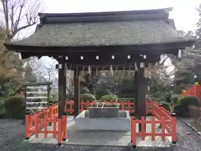 建勲神社の手水舎