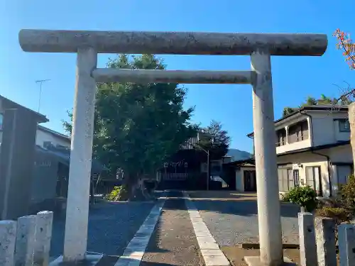 富田八坂神社の鳥居