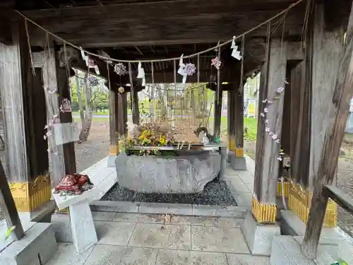 彌彦神社　(伊夜日子神社)の手水舎