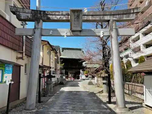 穴切大神社の鳥居