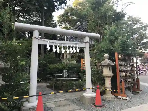 川越熊野神社の鳥居