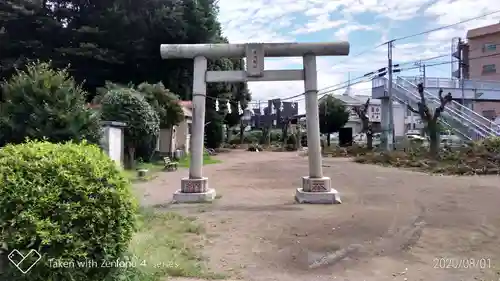 浅間神社の鳥居