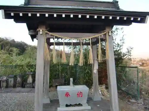 熊野神社の手水舎