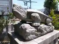 杉杜白髭神社の狛犬