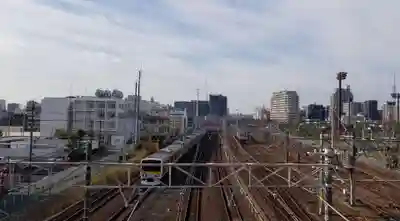 上平井天祖神社の周辺