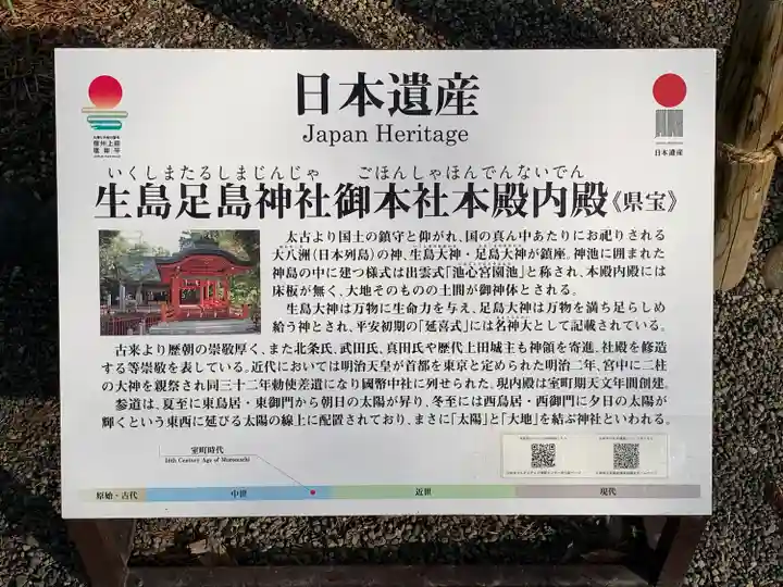 生島足島神社の歴史