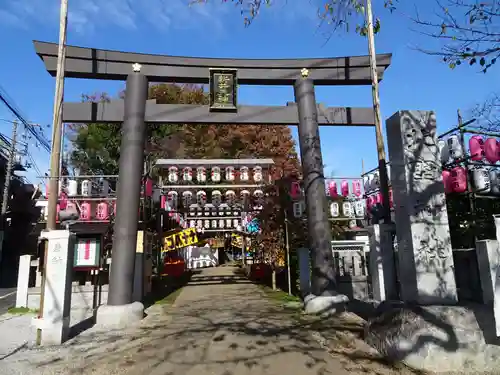 新井天神北野神社の鳥居