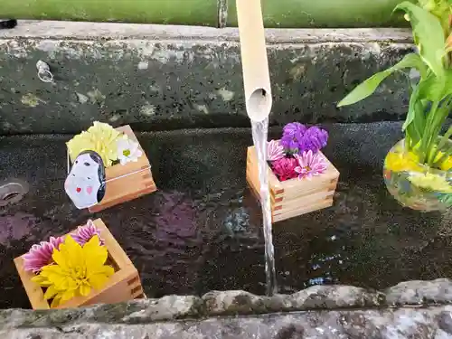 福島八幡宮の手水舎