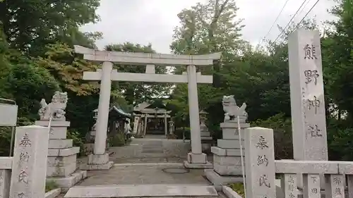 立川熊野神社の鳥居