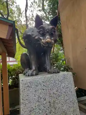 稲毛神社の狛犬