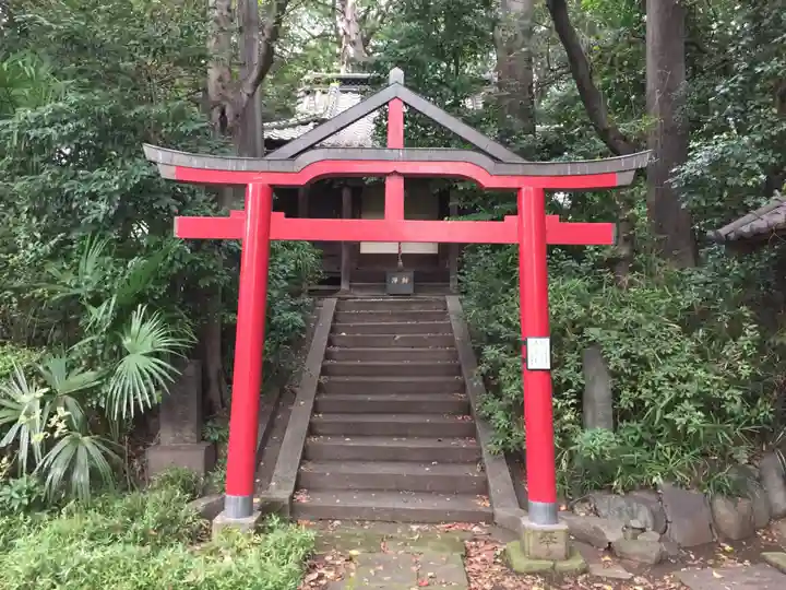来福寺の鳥居