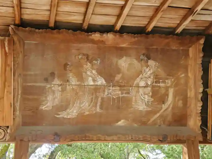 魚吹八幡神社の芸術