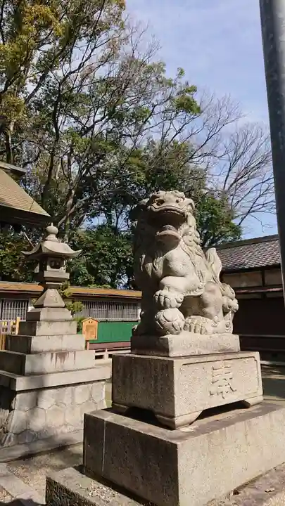 神明社(桜神明社)の狛犬
