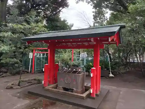 赤堤六所神社の手水