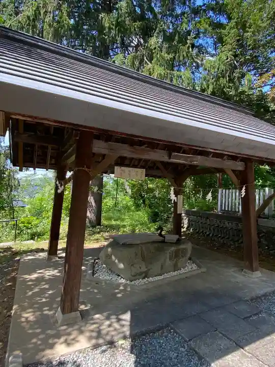 愛別神社の手水舎