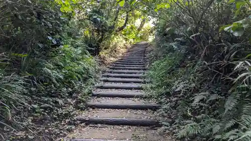 富士講祠の周辺